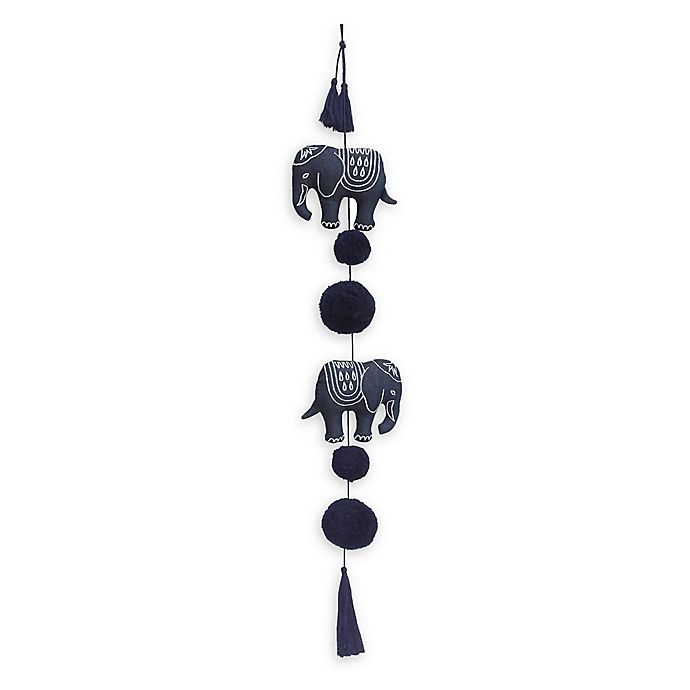 slide 1 of 3, NoJo Serendipity Mix and Match Elephant Ceiling Mobile - Navy, 1 ct