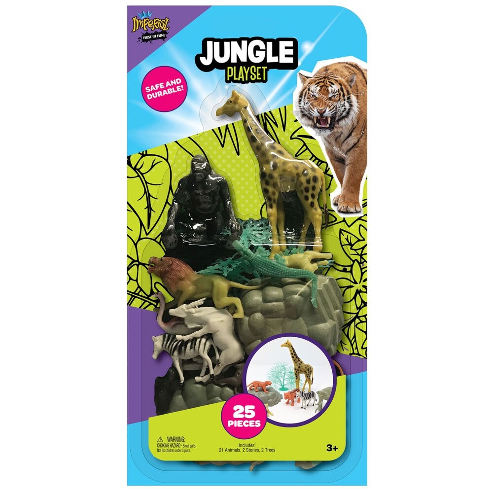 slide 1 of 1, Ja-Ru Jungle Playset Toy, 25 ct