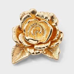 Statement Rosette Brooch Pin - Universal Thread™ Gold