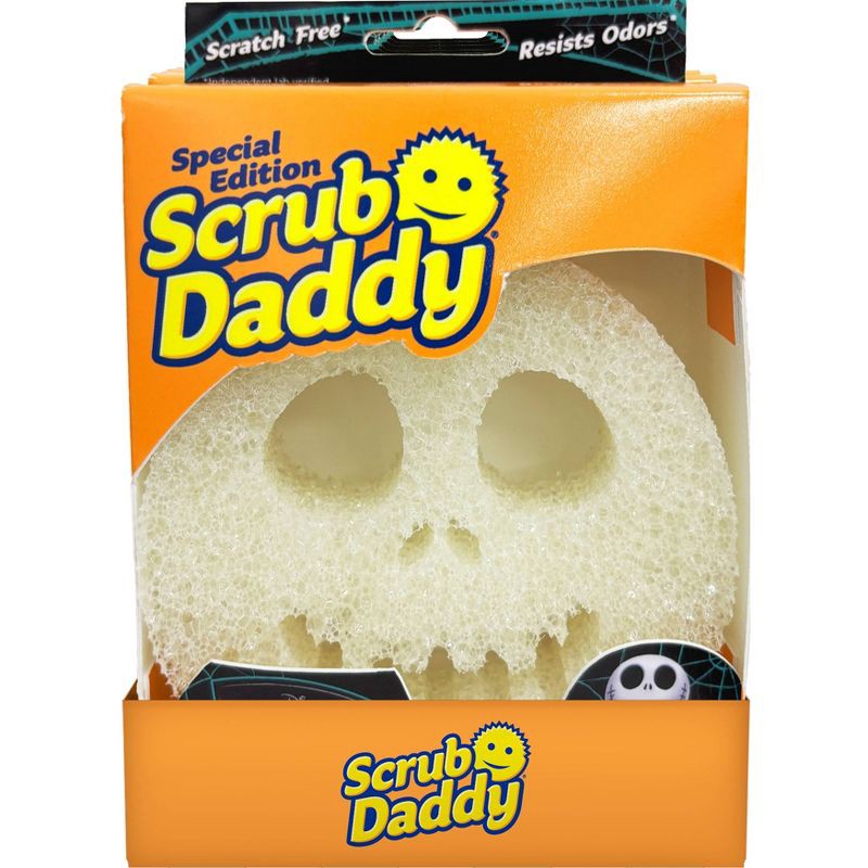 slide 1 of 1, Scrub Daddy Nightmare Before Christmas Jack Skellington Sponges - 1ct, 1 ct