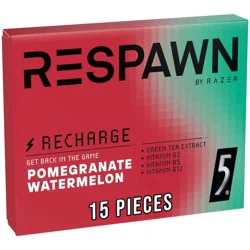Respawn by Razer Pomegranate Watermelon Gum - 15ct