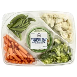 Meijer Large Fresh Vegetable Party Tray with Dip