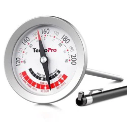 TempPro Analog Leave In Thermometer Silver