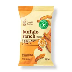 Buffalo Ranch Baked Crunchy Curls made with Avocado Oil - 7oz - Good & Gather™