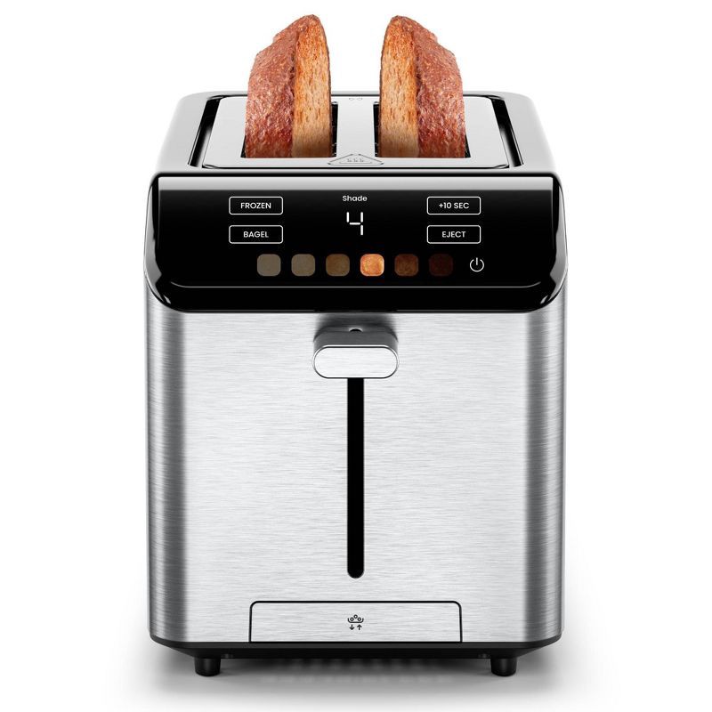 slide 1 of 7, Chefman Smart-Touch 2 Slice Digital Toaster, 1 ct