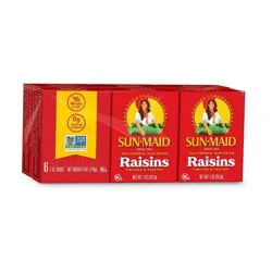 Sun-Maid California Sun-Dried Raisins - 1oz/6ct