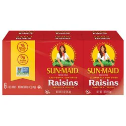 Sun-Maid California Sun-Dried Raisins - 1oz/6ct