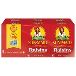 Sun-Maid California Sun-Dried Raisins - 1oz/6ct