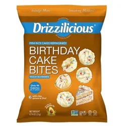 Drizzilicious Rice Cake Birthday Cake - 0.74oz