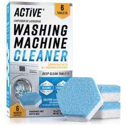 Active Washing Machine Appliance Cleaners Tablets - 6ct