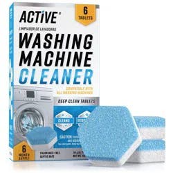 Active Washing Machine Appliance Cleaners Tablets - 6ct