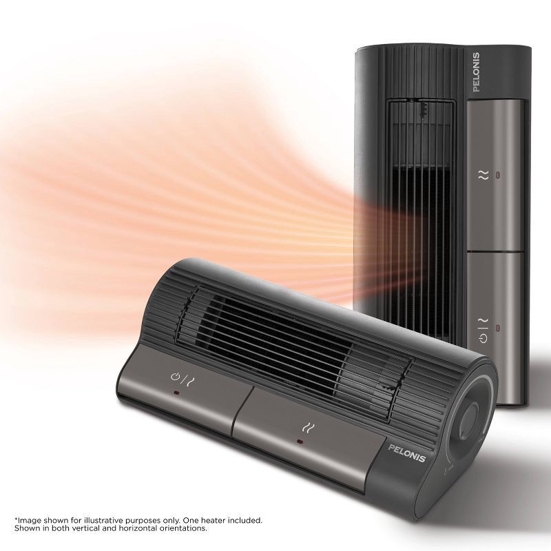 slide 1 of 13, Pelonis Under-Desk Flex Ceramic Heater Black, 1 ct