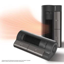 Pelonis Under-Desk Flex Ceramic Heater Black