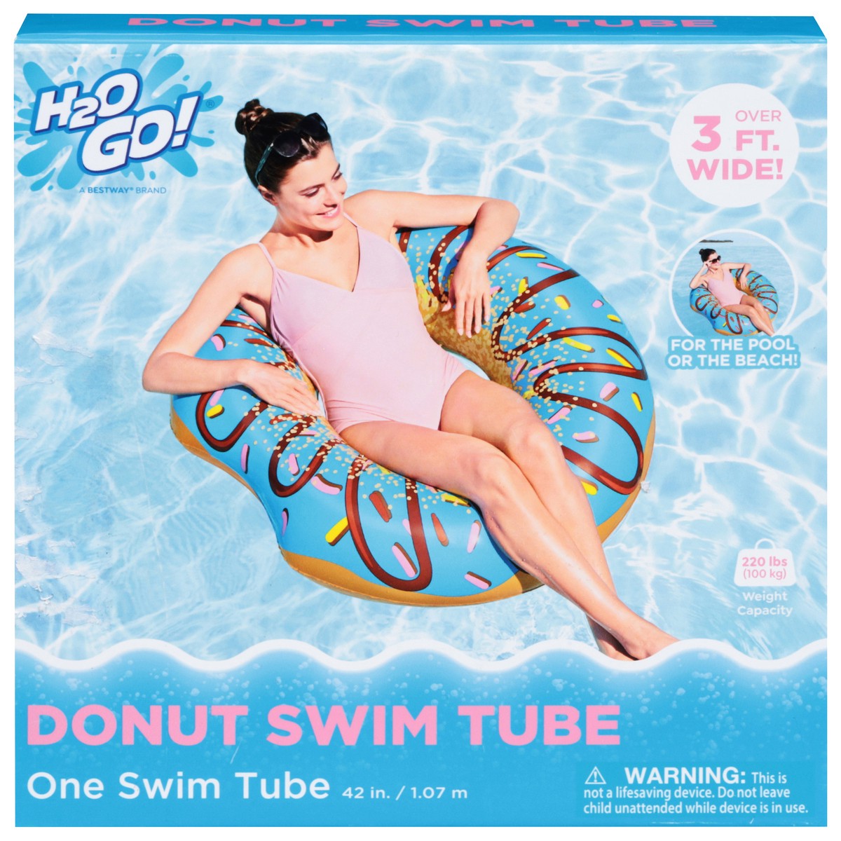 slide 2 of 12, Bestway H2Ogo Donut Float 42 In, 1 ct