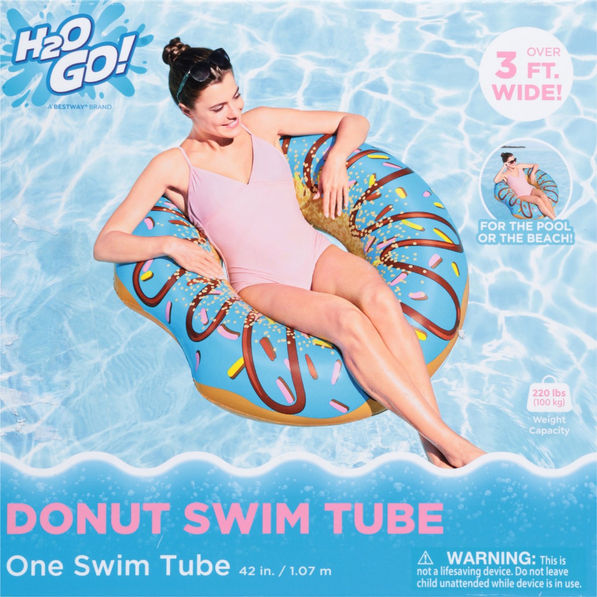 slide 12 of 12, Bestway H2Ogo Donut Float 42 In, 1 ct