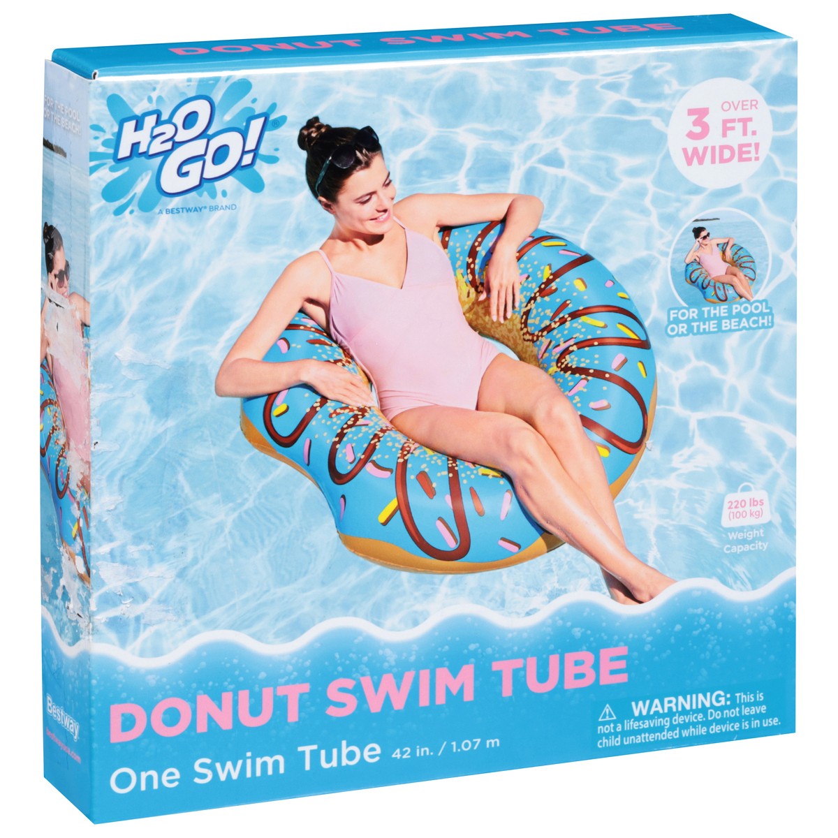 slide 10 of 12, Bestway H2Ogo Donut Float 42 In, 1 ct