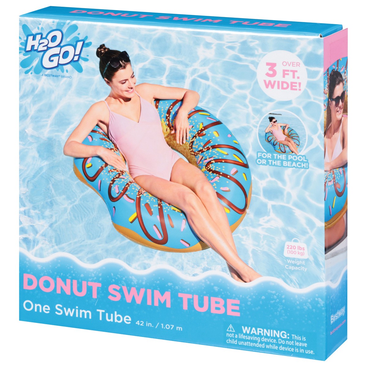 slide 5 of 12, Bestway H2Ogo Donut Float 42 In, 1 ct