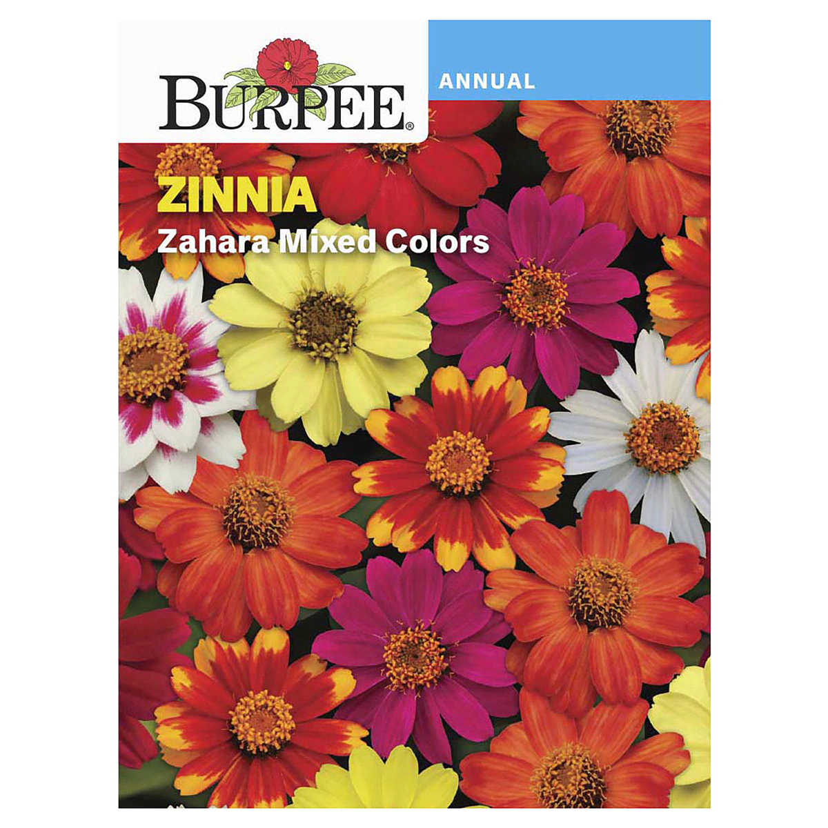 slide 1 of 5, Burpee Zinnia, Zahara Mix, 1 ct