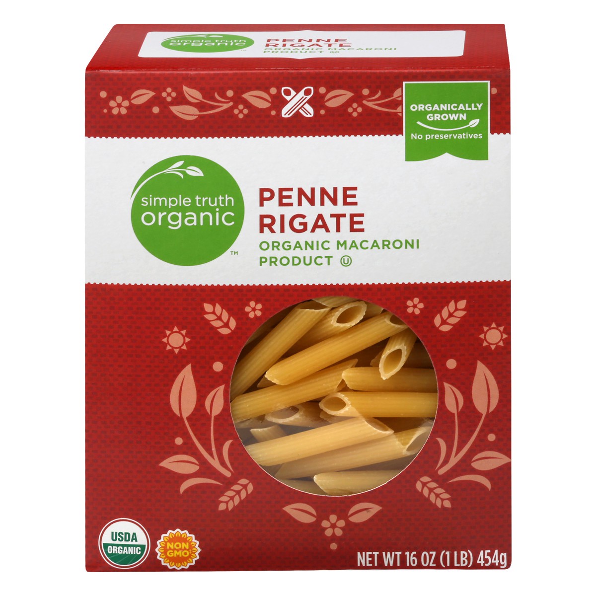 slide 1 of 13, Simple Truth Organic Penne Rigate 16 oz, 16 oz