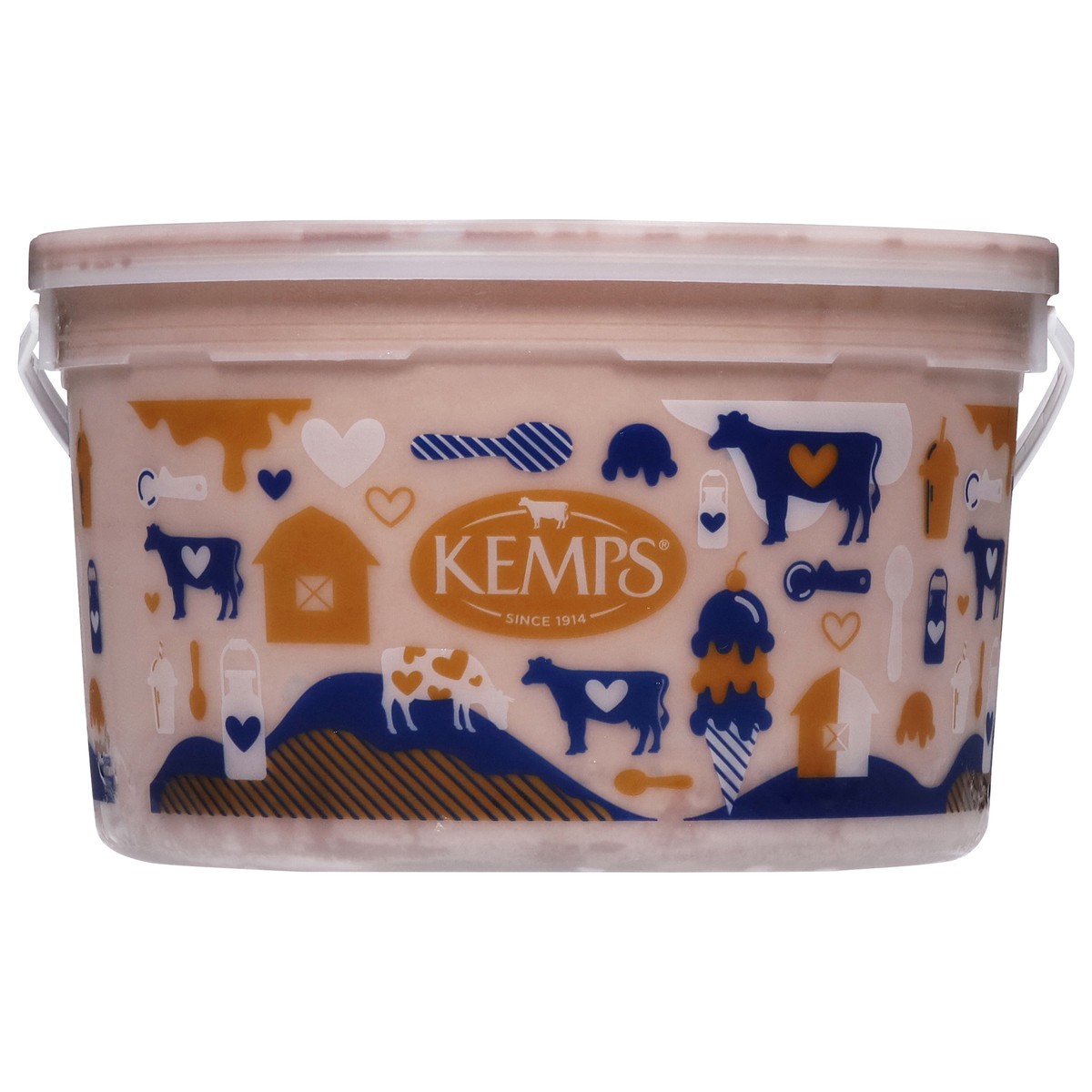 slide 1 of 14, Kemps Reduced Fat Chocolate Ice Cream, 132 fl oz