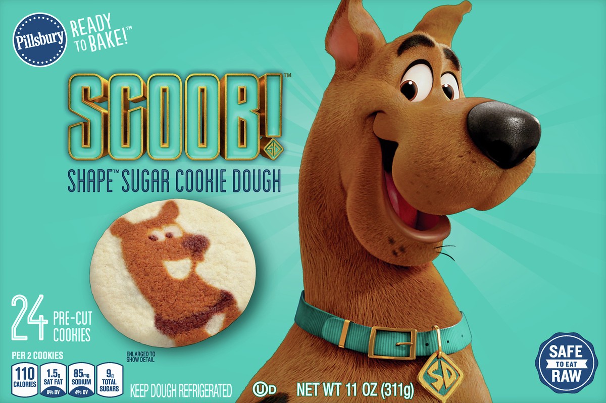 slide 6 of 12, Pillsbury Ready To Bake Scoob! Shape Sugar Cookie 24 ea, 24 ct