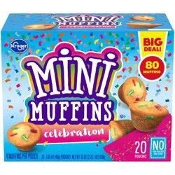 Kroger Celebration Mini Muffins 20 Count