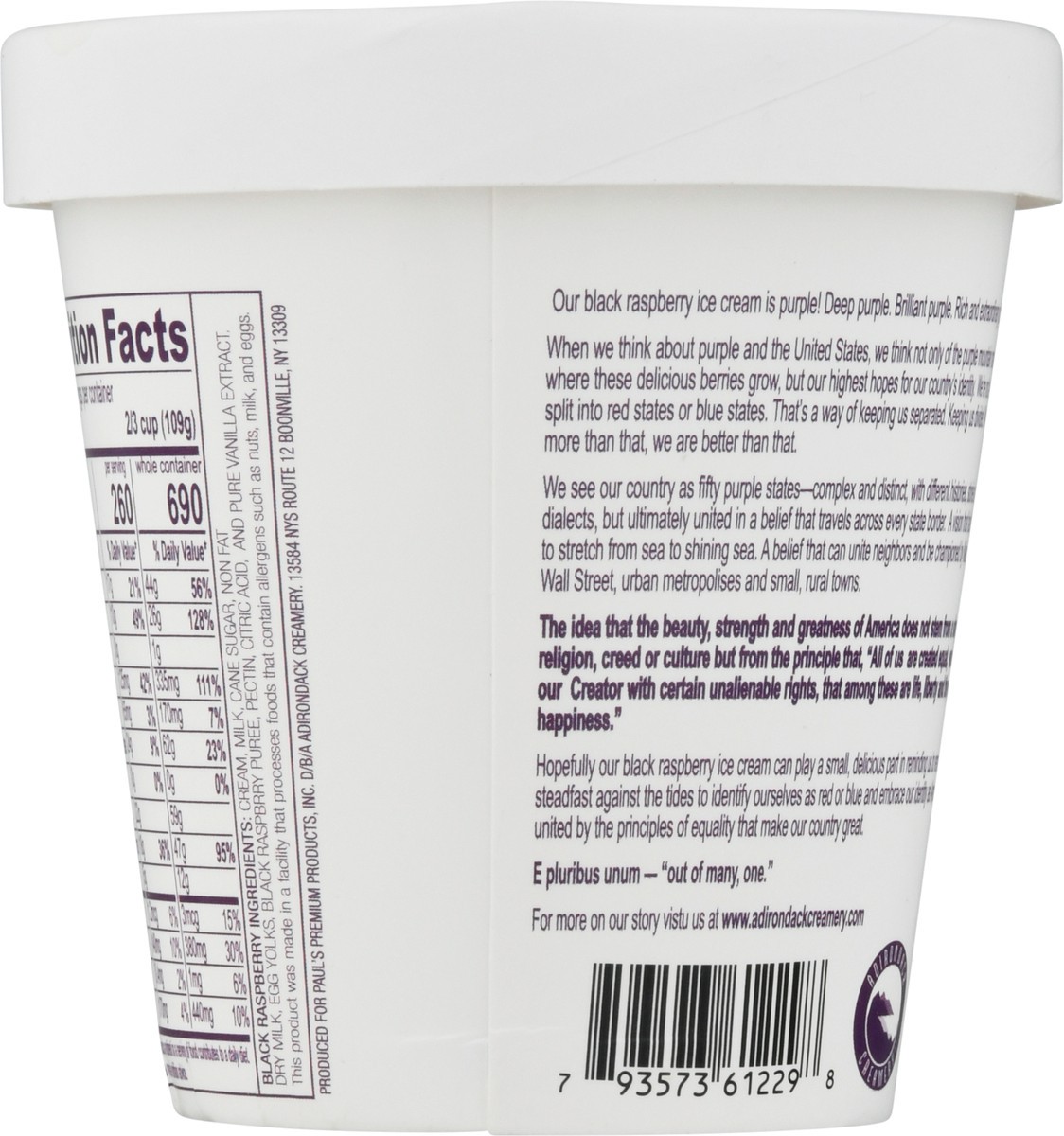 slide 8 of 9, Adirondack Creamery Black Raspberry French Ice Cream - 14 fl oz, 14 fl oz