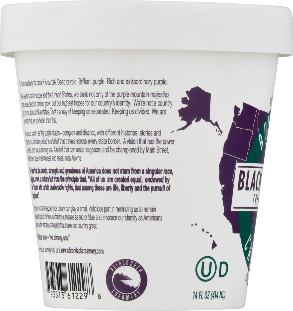 slide 3 of 9, Adirondack Creamery Black Raspberry French Ice Cream - 14 fl oz, 14 fl oz