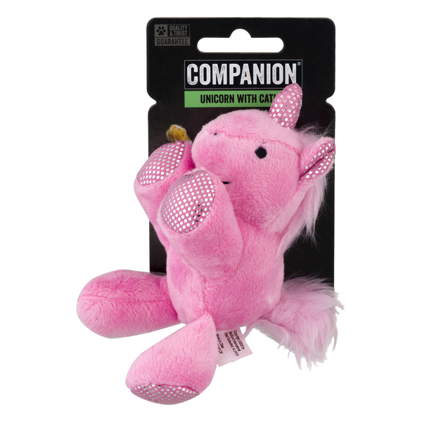 slide 1 of 1, Multipet Cat Toy Catnip Filled Unicorn, 1 ct