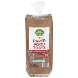 Kari-Out 1 lb Paper Food Trays - 250 ct