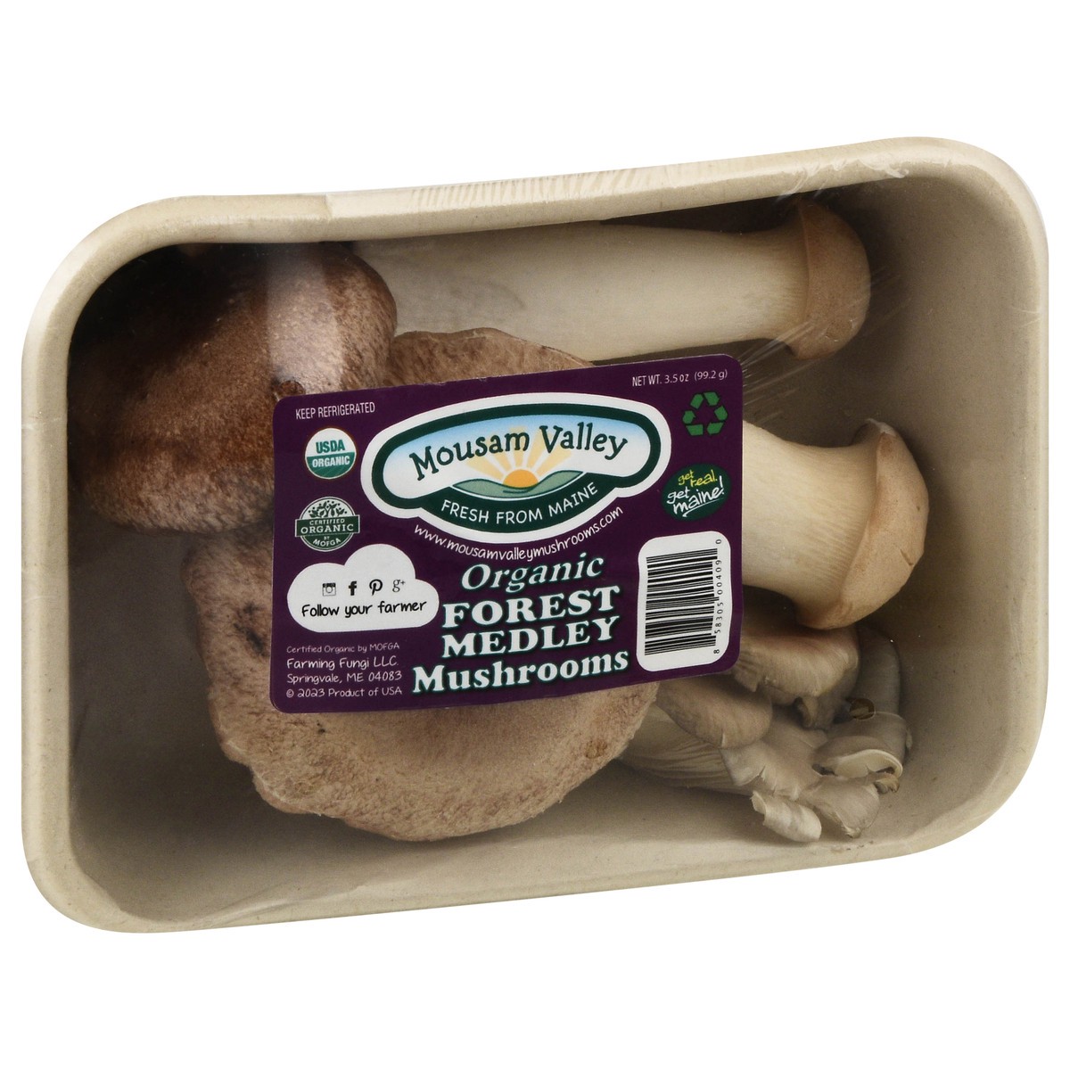slide 9 of 12, Mousam Valley Organic Mushrooms - Forest Medley, 3.5 oz