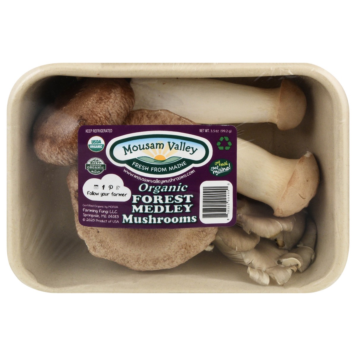 slide 6 of 12, Mousam Valley Organic Mushrooms - Forest Medley, 3.5 oz