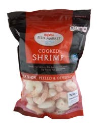 Hy-Vee Cooked Shrimp Rts Tail On, Peeled & Deveined - 26-30 Count