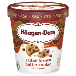 Haagen-Dazs Haagen Dazs, Salted Brown Butter Cookie Ice Cream, 14 Ct