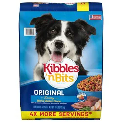 Kibbles 'n Bits Original Savory Beef & Chicken Flavors Dry Dog Food, 16 lb. Bag