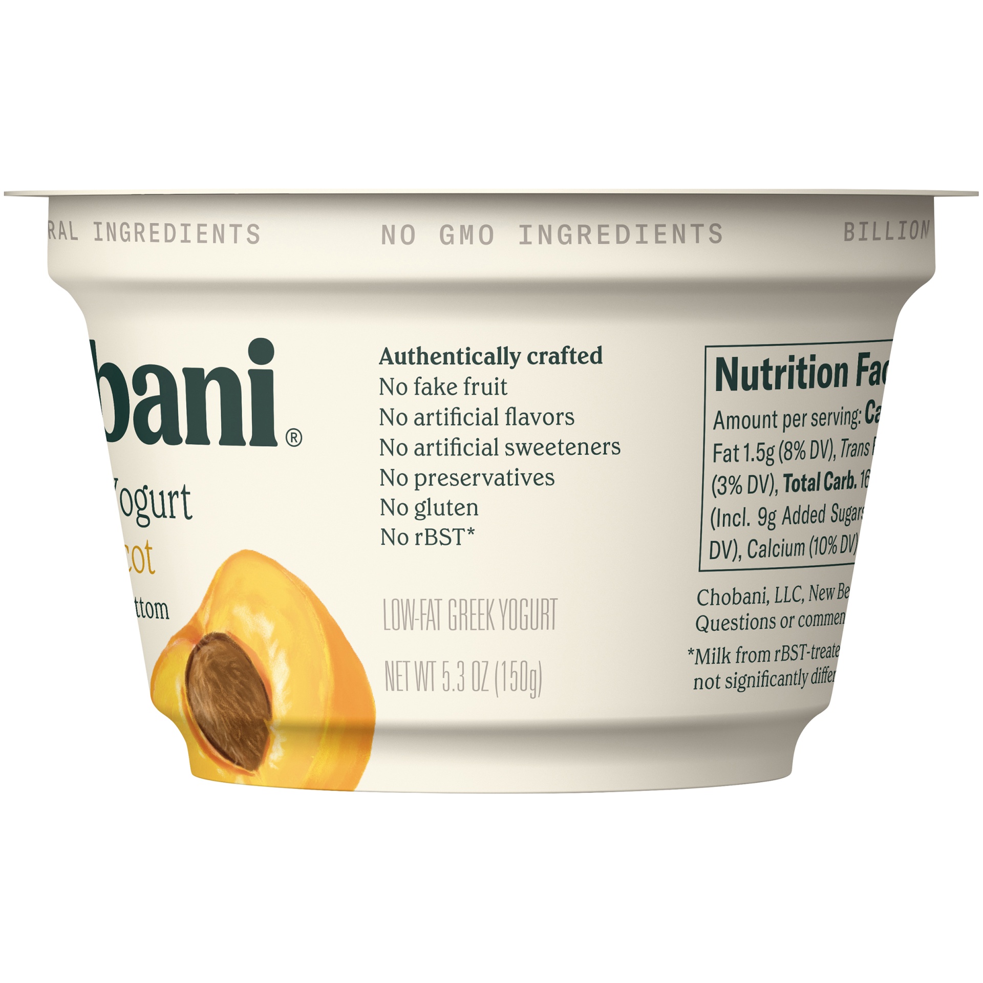 slide 3 of 6, Chobani Flip Lowfat Apricot Greek Yogurt, 5.3 oz