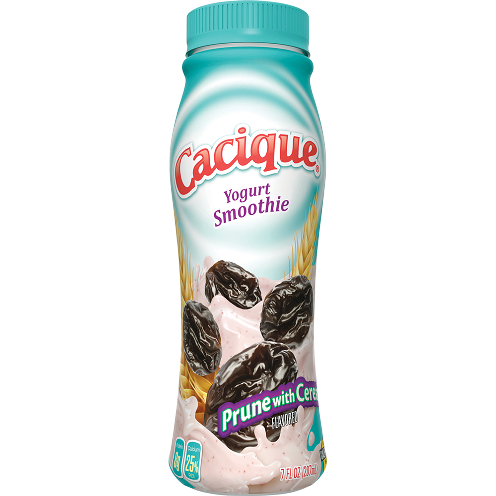 slide 1 of 1, Cacique Yogurt Smoothy Prune With Cereal, 7 oz