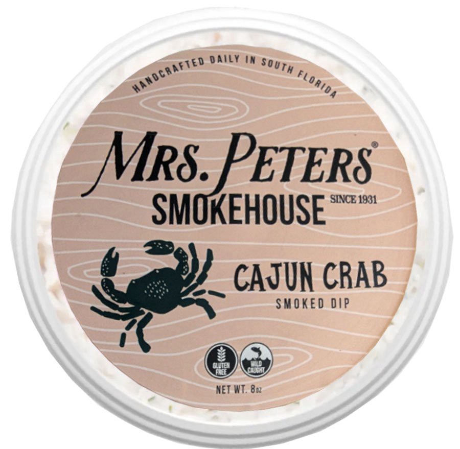 slide 1 of 1, Mrs. Peters Smokehouse Cajun Crab Smoked Dip, 8 oz