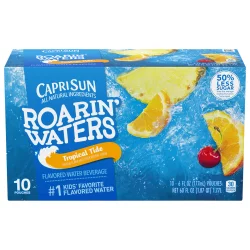 Capri Sun Roarin' Waters Tropical Tide Naturally Flavored Water Beverage