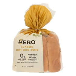 Hero Classic Hot Dog Buns 8 Each