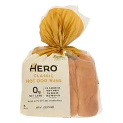 Hero Classic Hot Dog Buns 8 Each