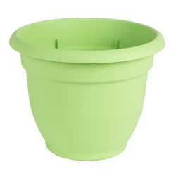 Bloem 8"Ariana Planter With Self Watering Grid - Honey Dew - Bloem