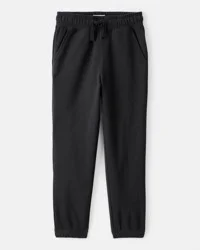 Boys Cotton Joggers - Black Black 10