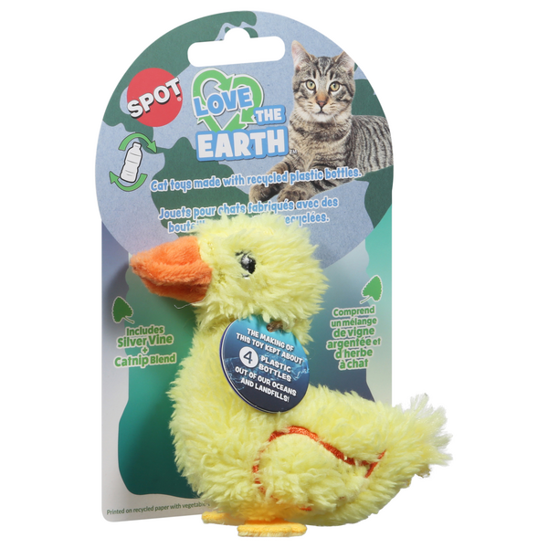 slide 1 of 1, SPOT Love The Earth Barnyard Bird Cat Toy 1 ea, 1 ct