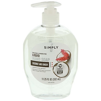 slide 1 of 1, Simply U Coconut and Ginger Liquid Hand Soap, 11.25 oz