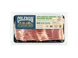 Coleman Uncured Hickory Smoked Bacon
