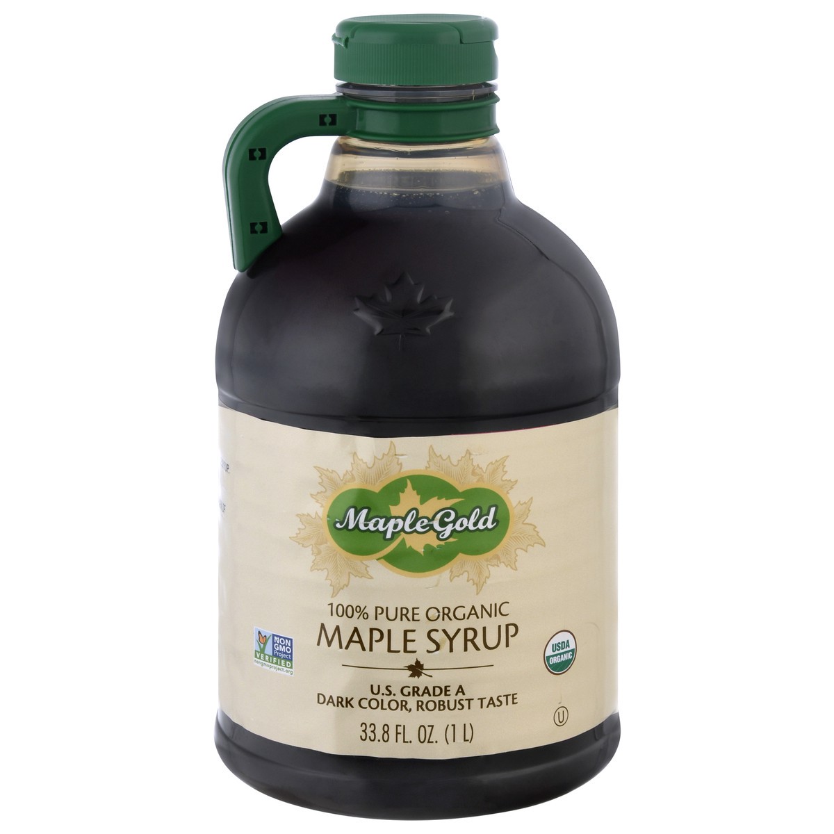 slide 5 of 13, Maple Gold Organic 100% Pure Maple Syrup 33.8 oz, 33.8 oz