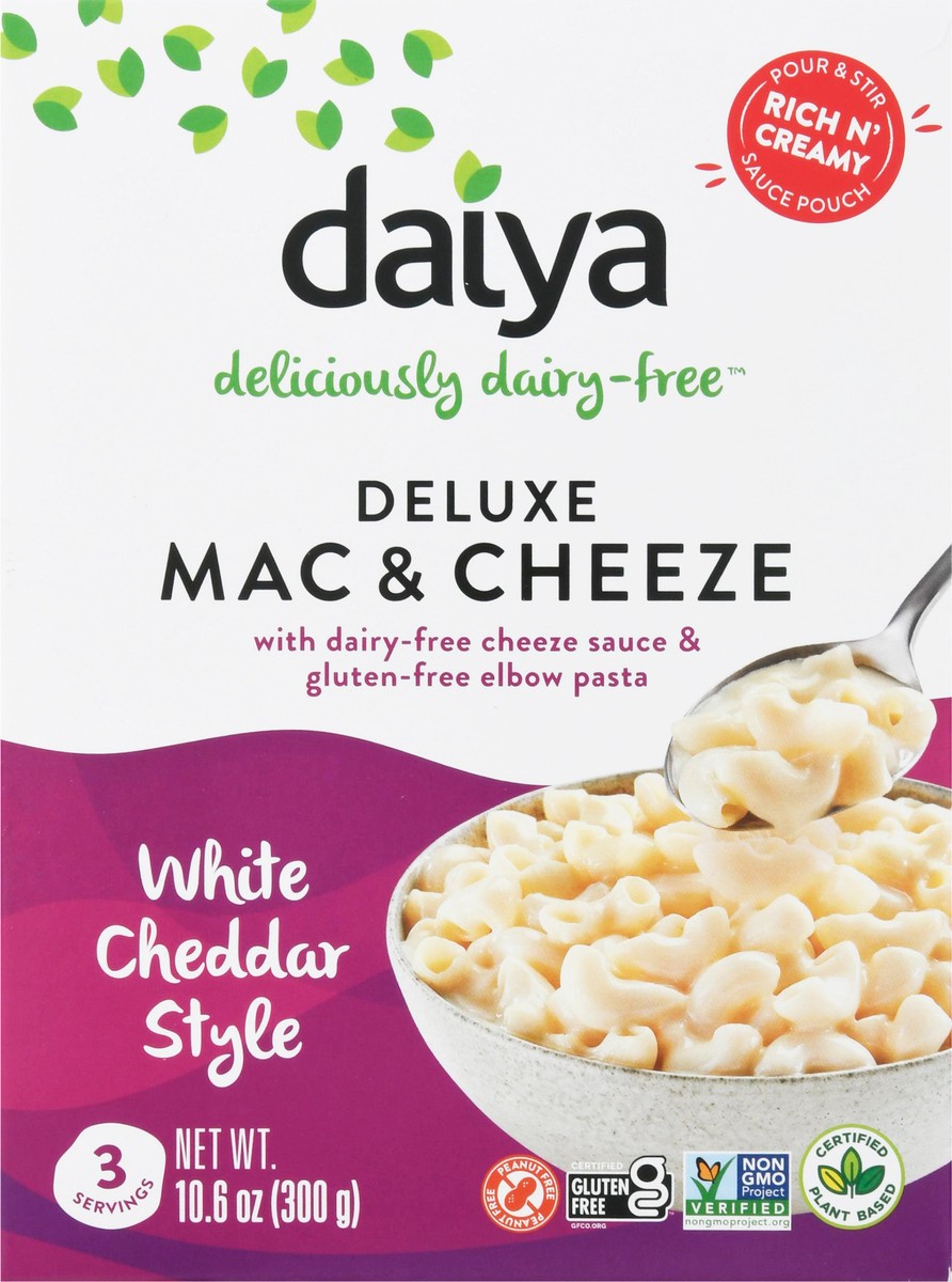 slide 8 of 9, Daiya Gluten Free and Vegan White Cheddar Style Cheezy Mac, 10.6 oz