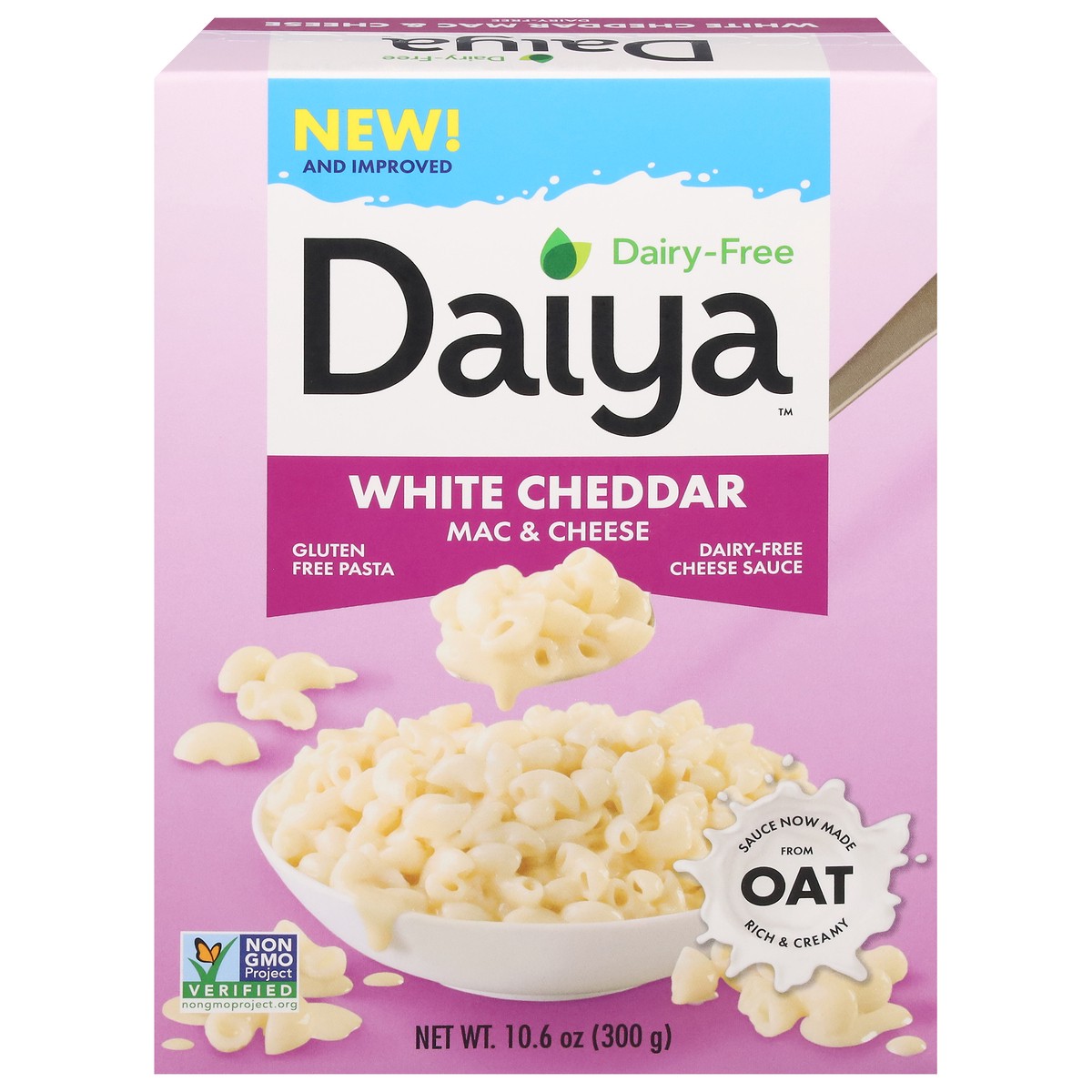 slide 1 of 9, Daiya Gluten Free and Vegan White Cheddar Style Cheezy Mac, 10.6 oz