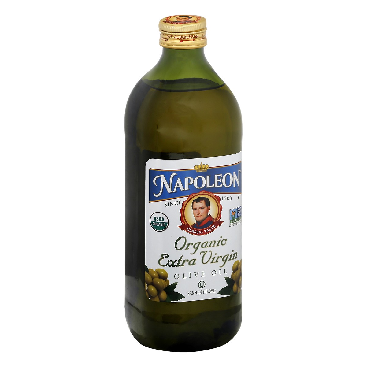 slide 3 of 13, Napoleon Extra Virgin Organic Olive Oil 33.8 oz, 33.8 oz